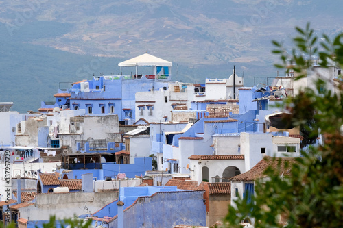 View of Chefchaouen town in Morocco.
