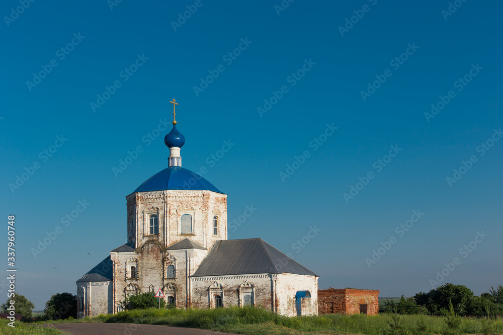 Yanevo village near Suzdal town in Russia - view of Church of Kazan our Lady. Yanevo village near Suzdal town in Russia - view of Church of Kazan our Lady.
