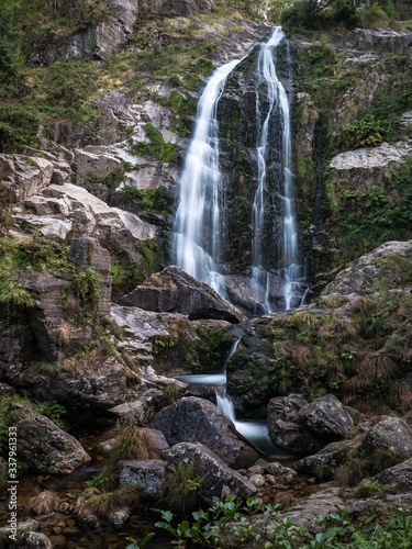 Waterfall of the Belelle River   Fervenza do Rio Belelle    Ferrol  Galicia