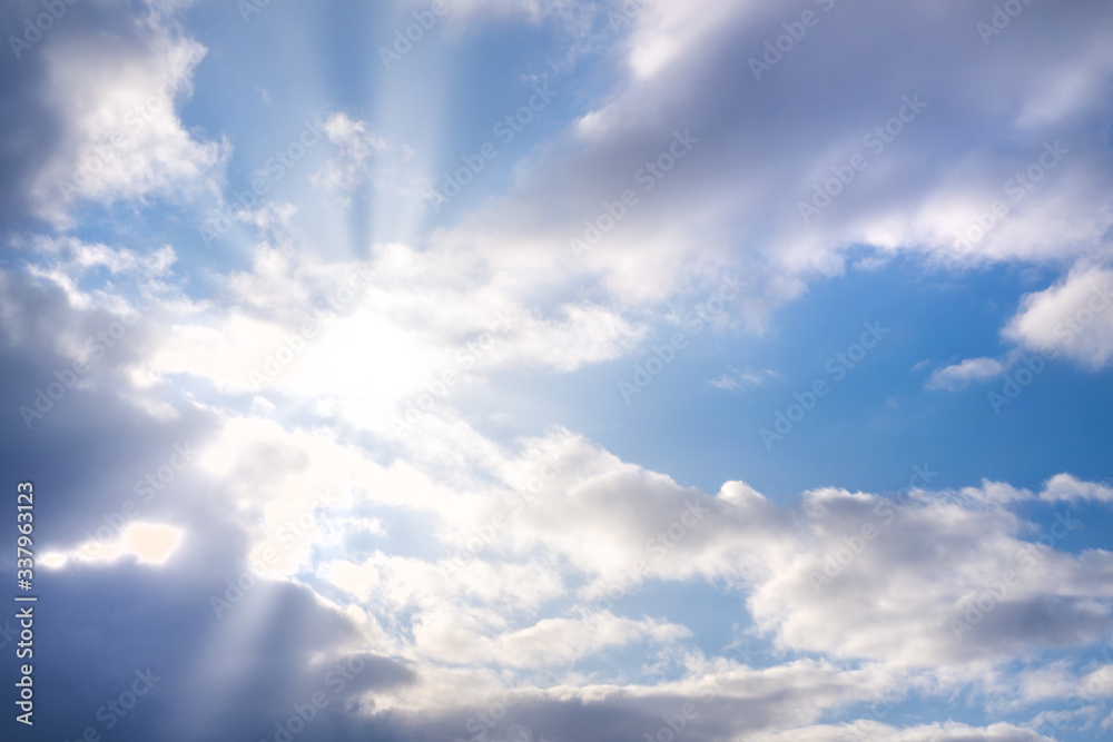 Sunset sky background,Landscape blue sky with clouds nature concept for cover banner background. Sunset sky background,Landscape blue sky with clouds nature concept for cover banner background.