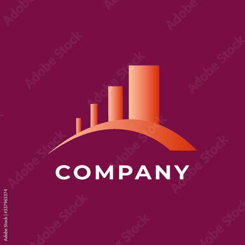 Logo template real estate, building, apartment, condo, house, rental, business. brand, Clean, modern and elegant style design