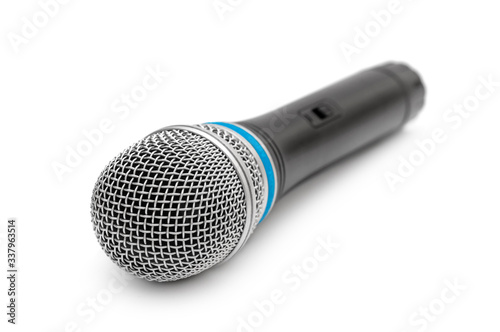 Microphone on a white background. © igorkol_ter