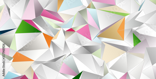 3d Triangles  abstract  background. Design wallpaper