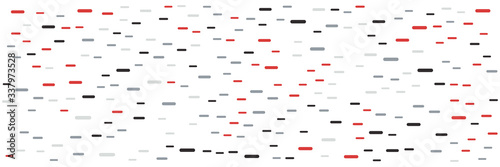 Free Download Brush stroke pattern on white background for wide banner. Set of minimalistic black and white neo memphis patterns. - GFXLoad