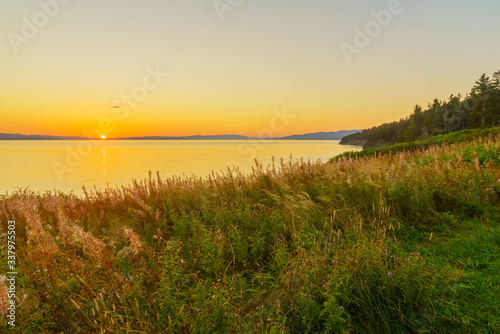 Sunset in Forillon National Park