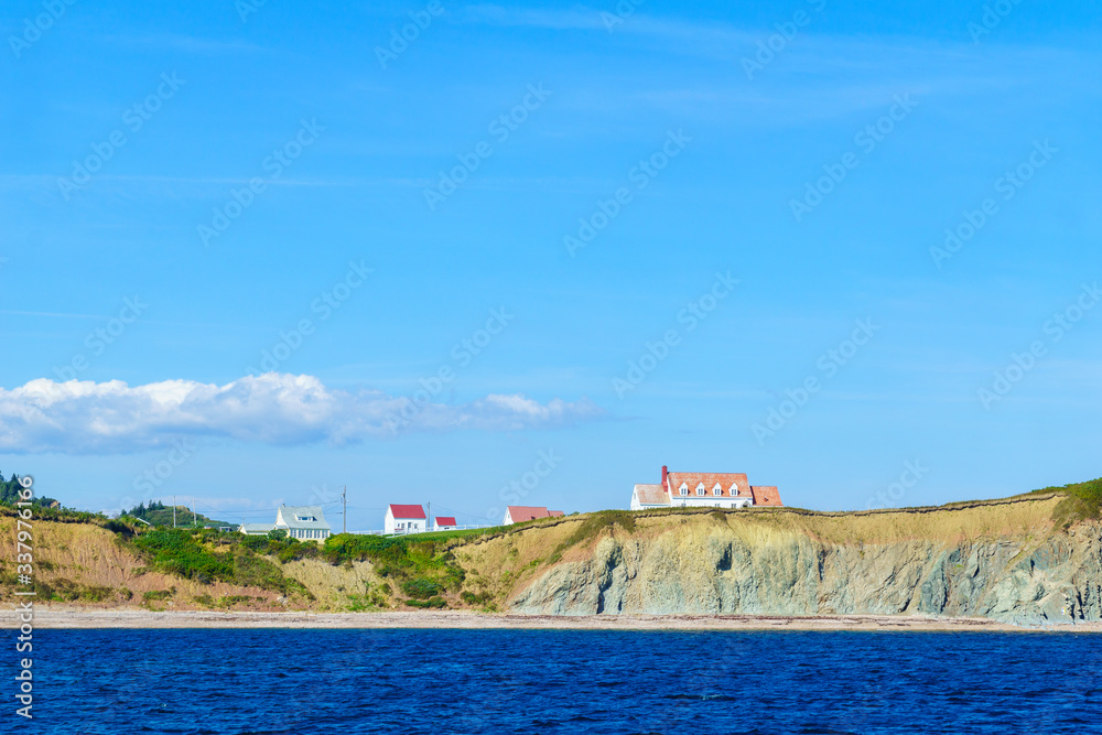 View of the Perce village