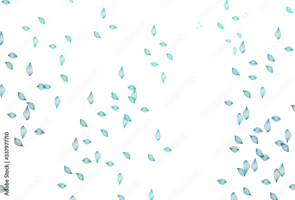 Light BLUE vector sketch background.