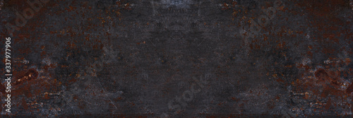 Panel kuchenny z motywem abstract grunge rusty metal surface textured background