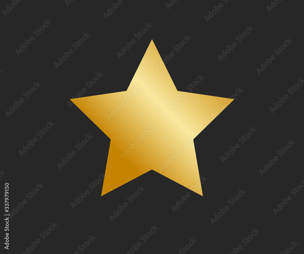Obraz premium Clasic star Icon Vector, logo flat eps, illustration