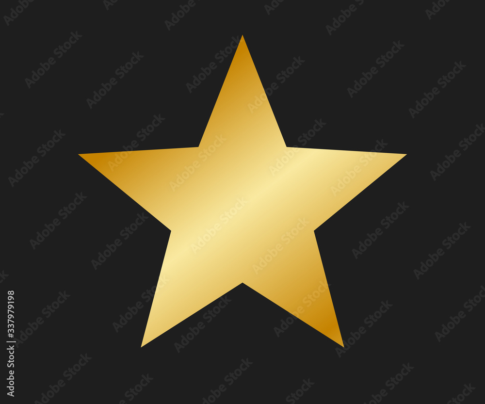 Obraz premium Clasic star Icon Vector, logo flat eps, illustration