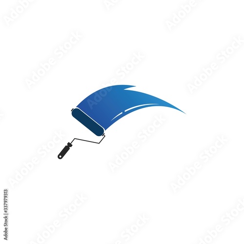 Paint brush icon vector