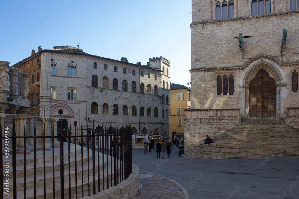 IV November square in Perugia, Italy
