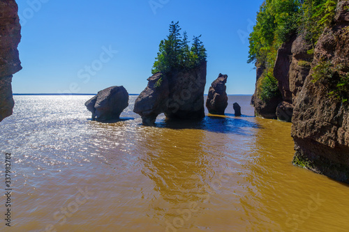 Hopewell Rocks at high tide