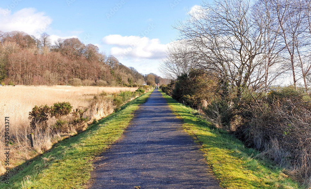 Fototapeta premium Fife Coastal Path from Kincardine to Rosyth - Scotland - UK