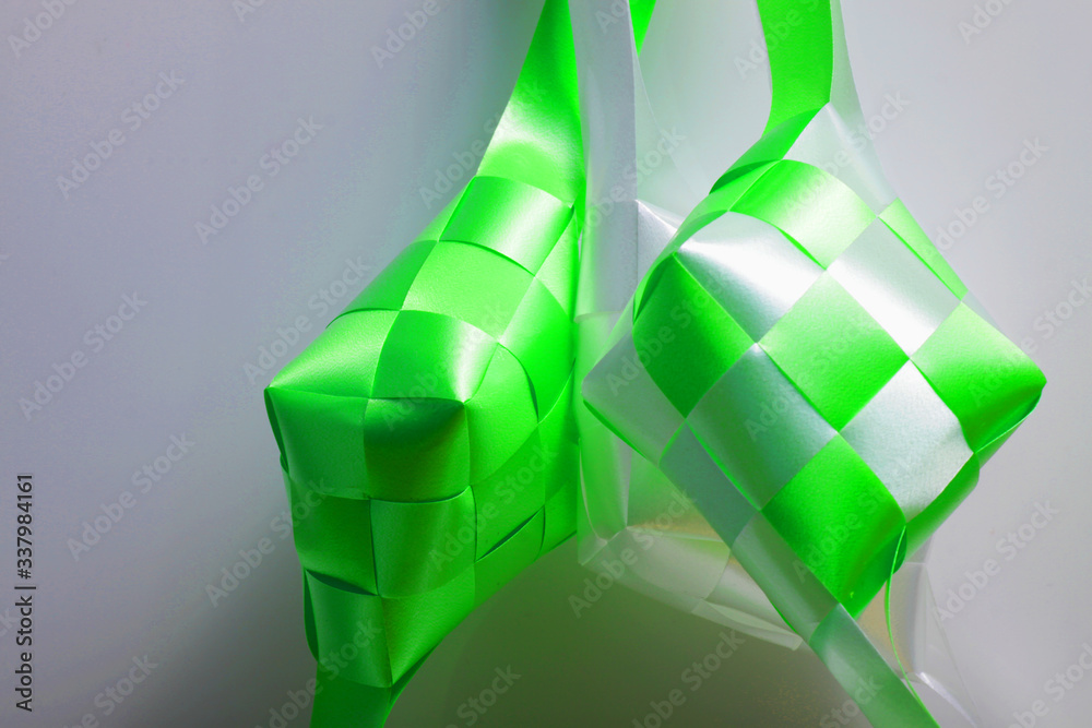 Ketupat (in Indonesian and Malay) is a type of dumpling made from rice ...