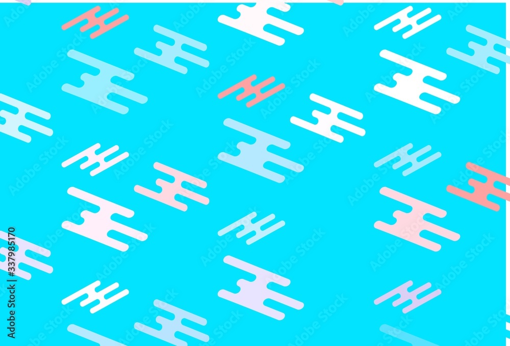 Light Blue, Red vector layout with flat lines. Light Blue, Red vector layout with flat lines.