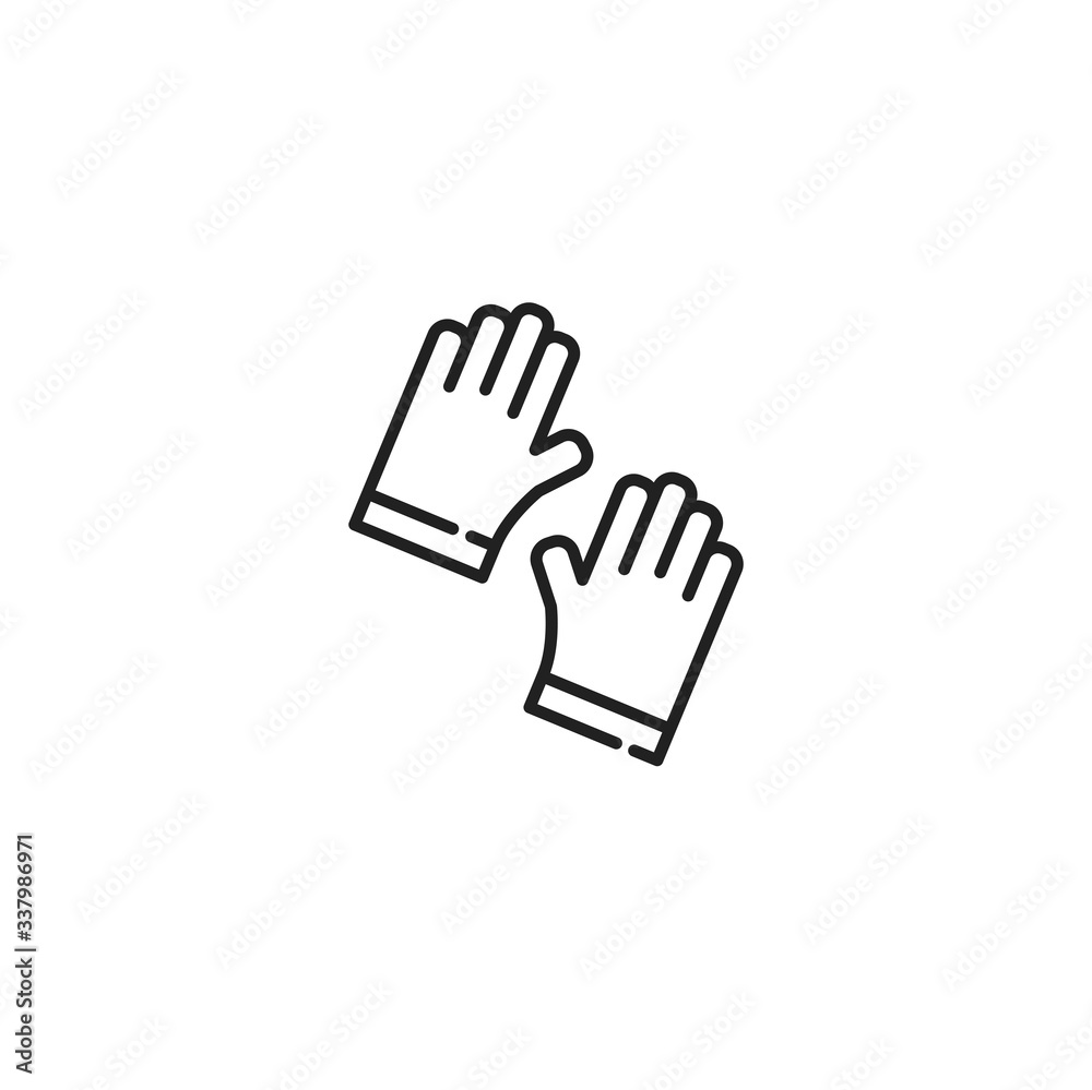 hand gloves icon hand gloves icon