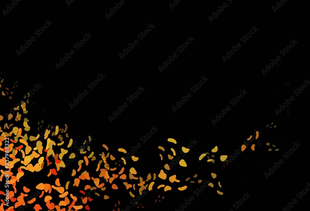 Dark Orange vector backdrop with abstract shapes. Dark Orange vector backdrop with abstract shapes.