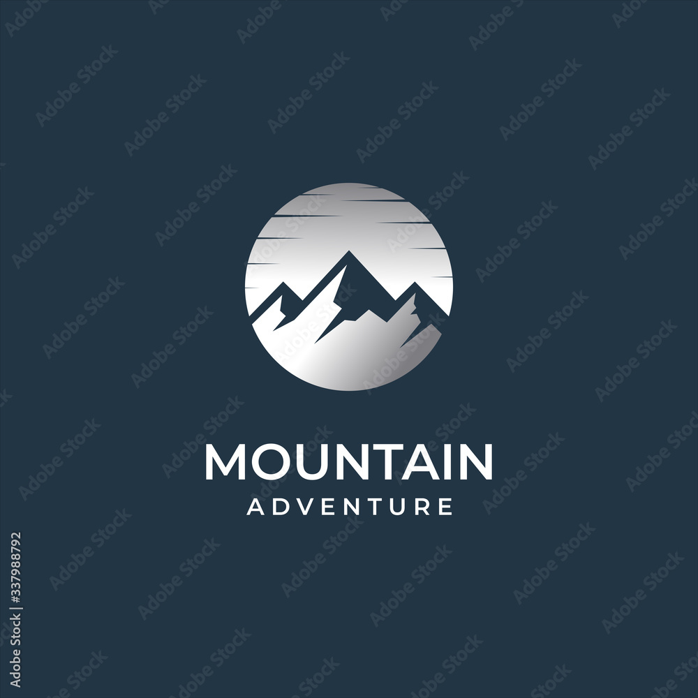 logo design symbol mountain with natural feel of adventure logo design symbol mountain with natural feel of adventure