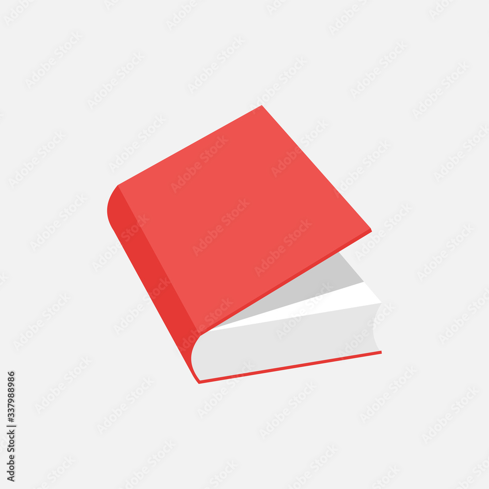 vector illustration of book. perfect for logo or icon education, publishing or magazine industry. simple flat color style vector illustration of book. perfect for logo or icon education, publishing or magazine industry. simple flat color style