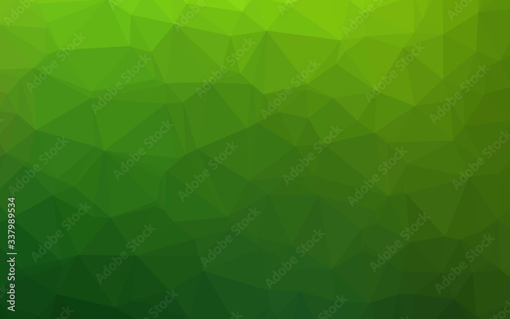 Light Green vector polygon abstract layout. A sample with polygonal shapes. The best triangular design for your business. Light Green vector polygon abstract layout. A sample with polygonal shapes. The best triangular design for your business.
