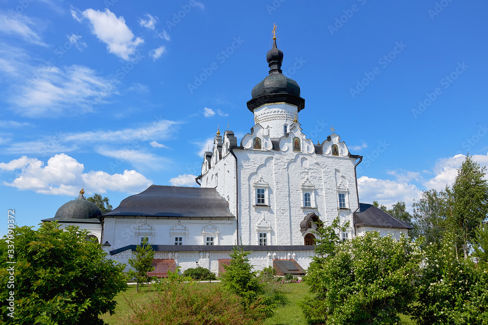 Orthodox Church in a monastery on the island of Sviyazhsk in Kazan. The monastery is protected by UNESCO.