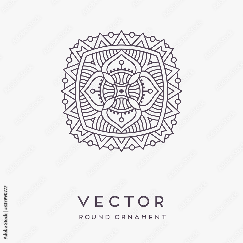 Vector indian Mandala Vector indian Mandala