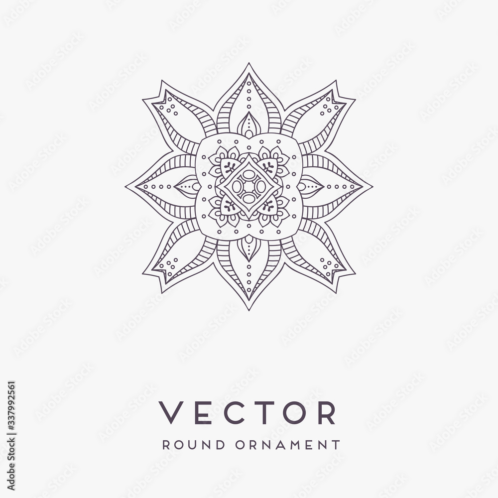 Obraz premium Vector indian Mandala