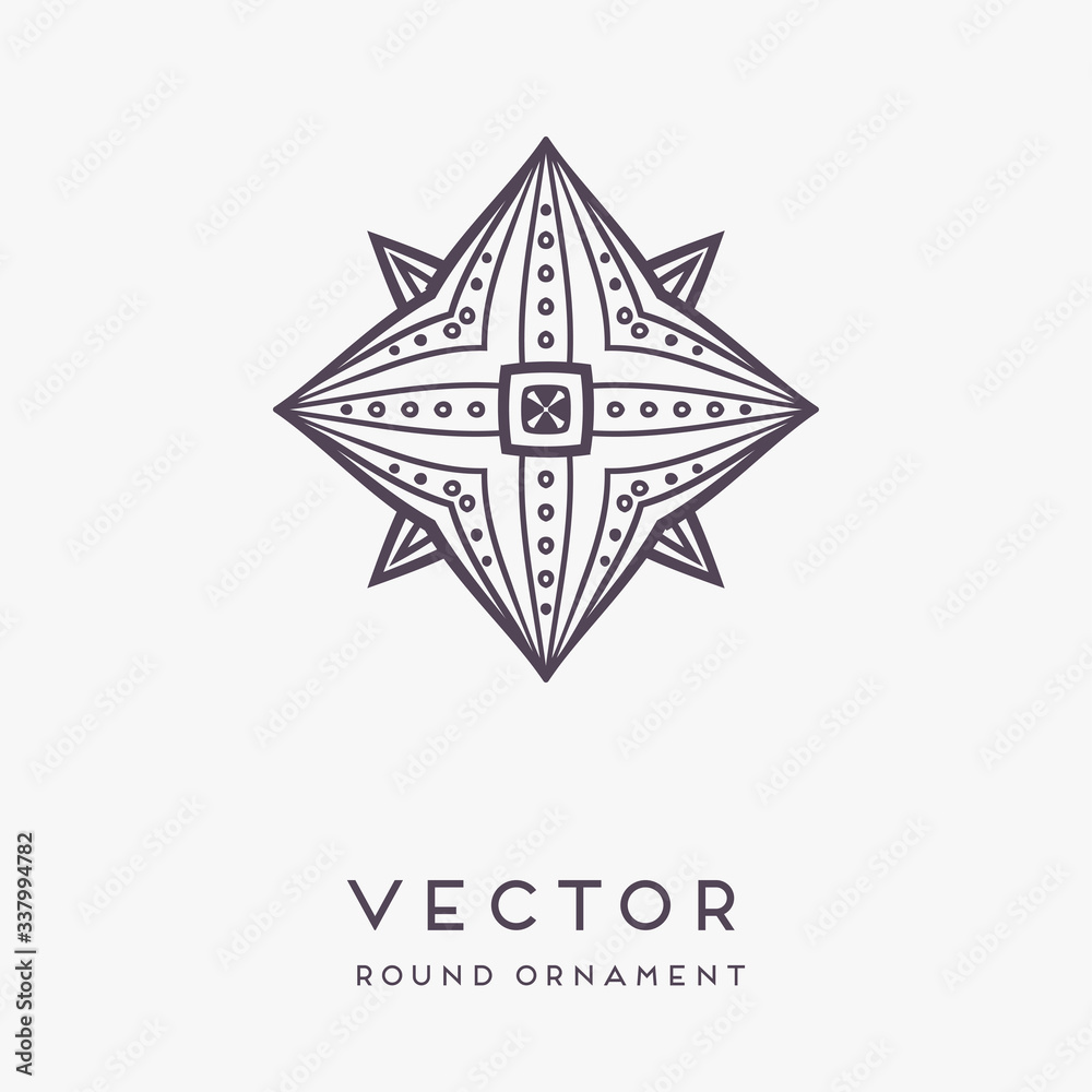 Vector indian Mandala Vector indian Mandala