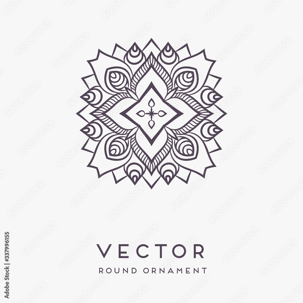 Vector indian Mandala Vector indian Mandala