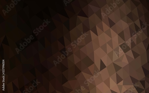 Dark Black vector polygonal background. Shining colored illustration in a Brand new style. Textured pattern for background.