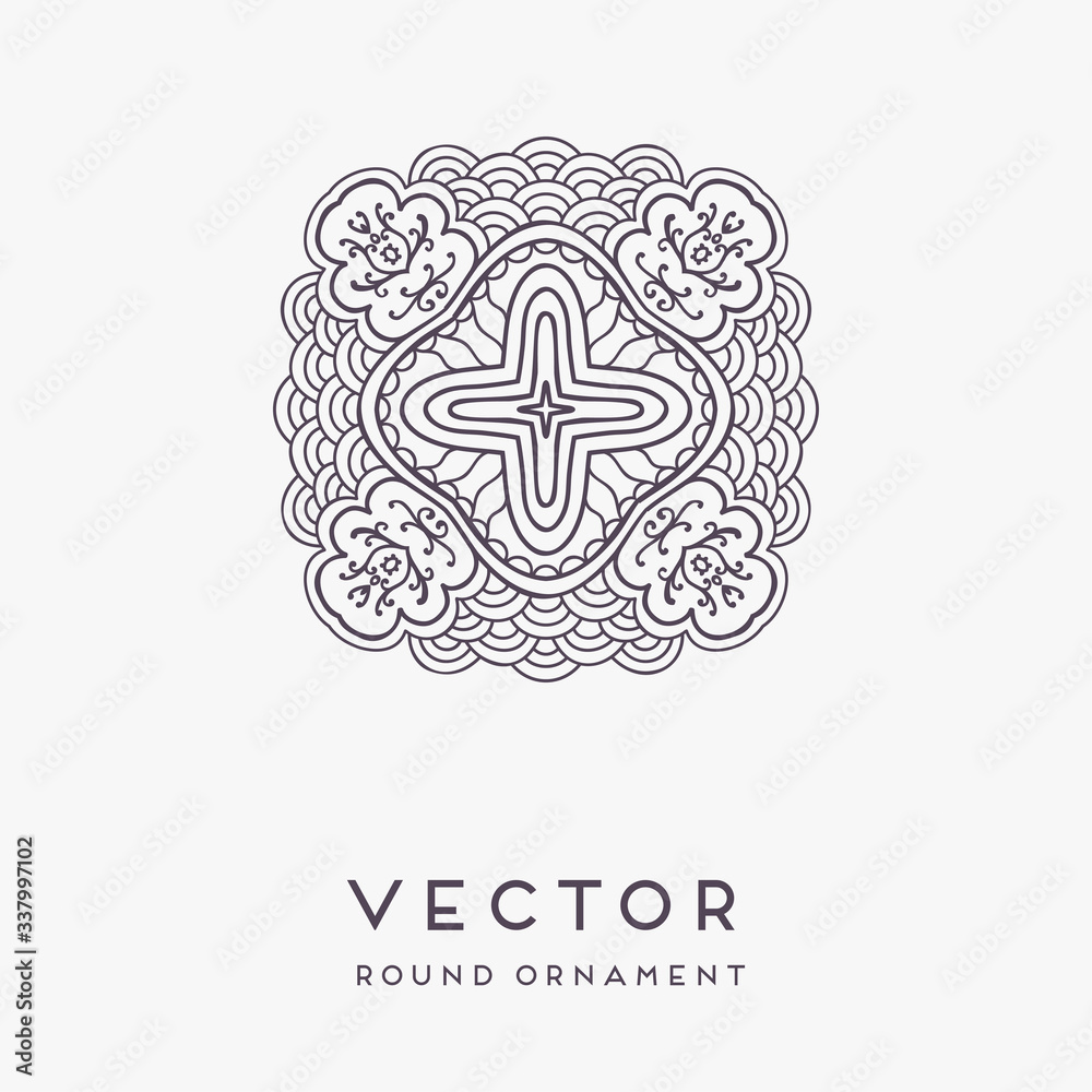 Obraz premium Vector indian Mandala