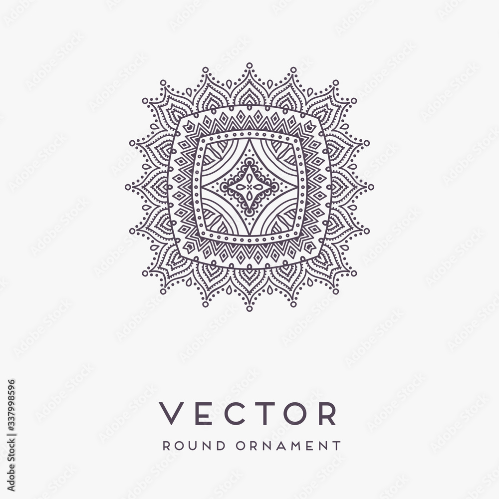 Vector indian Mandala Vector indian Mandala