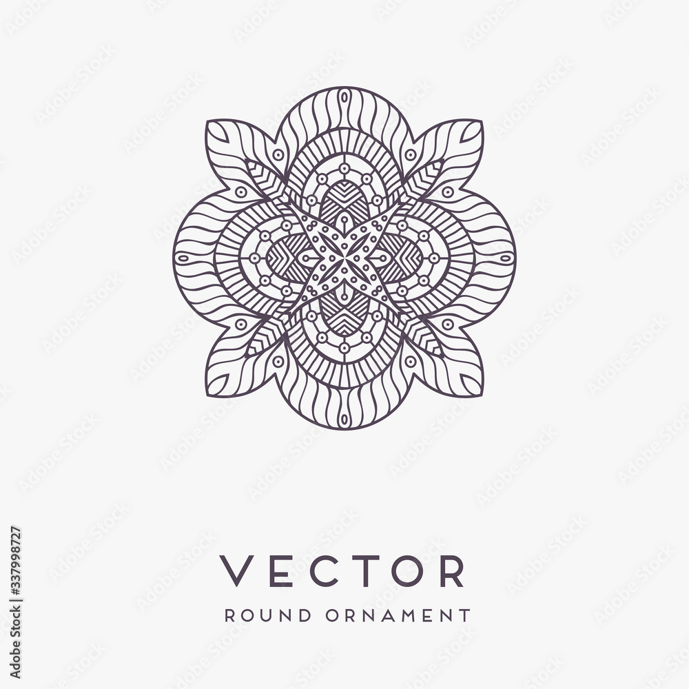 Vector indian Mandala Vector indian Mandala