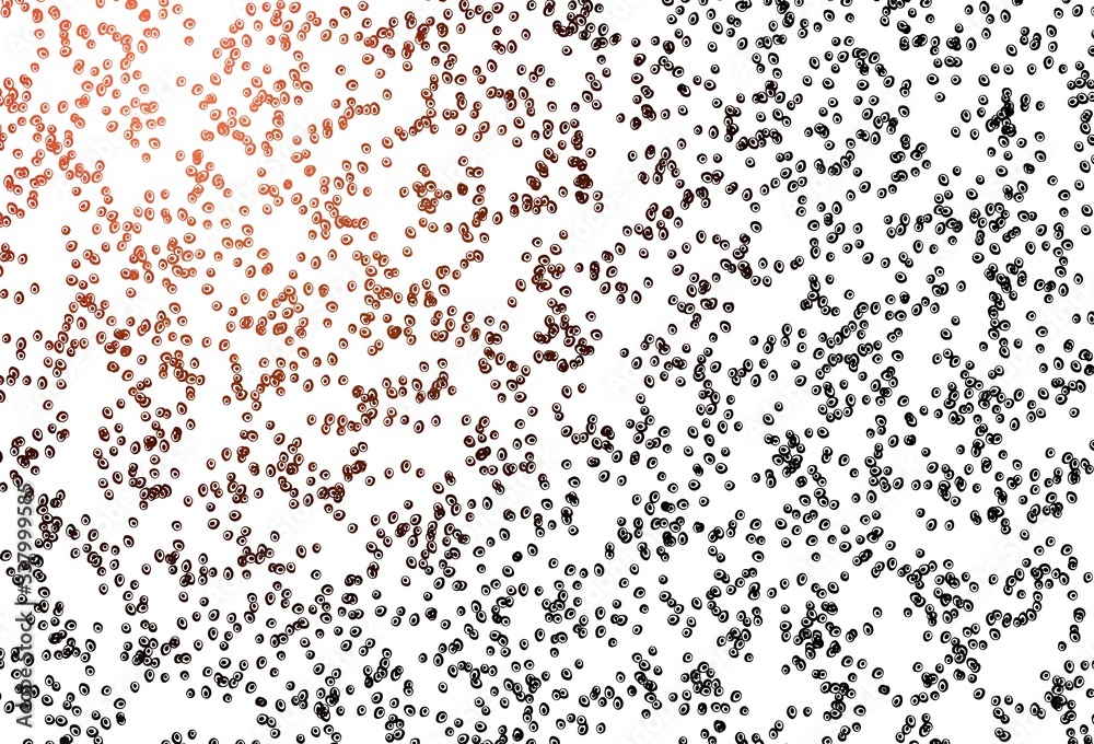 Light Red vector layout with circle shapes. Light Red vector layout with circle shapes.