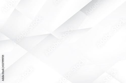 Abstract geometric white and gray color background. Vector, illustration.