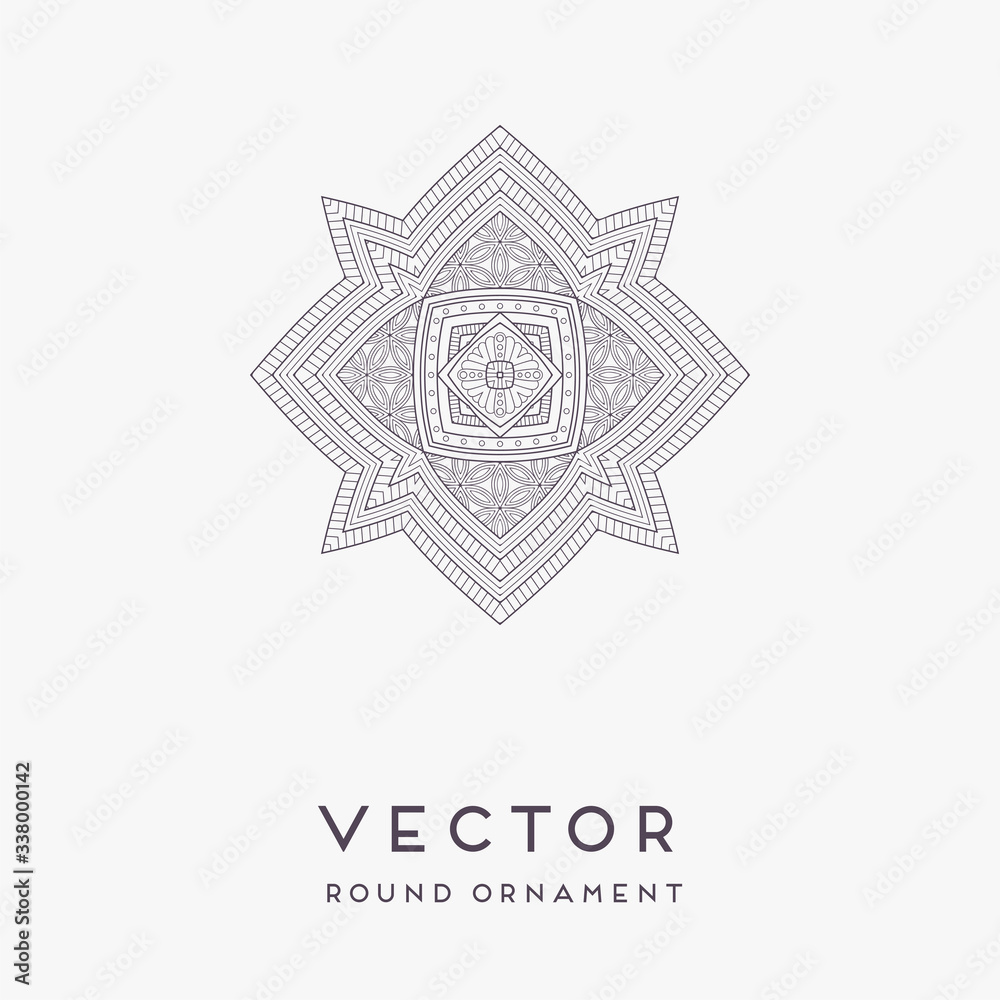 Vector indian Mandala Vector indian Mandala