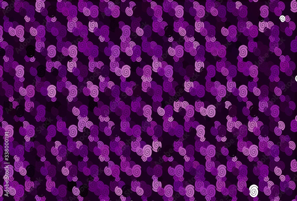 Light Purple vector background with curved circles. Light Purple vector background with curved circles.