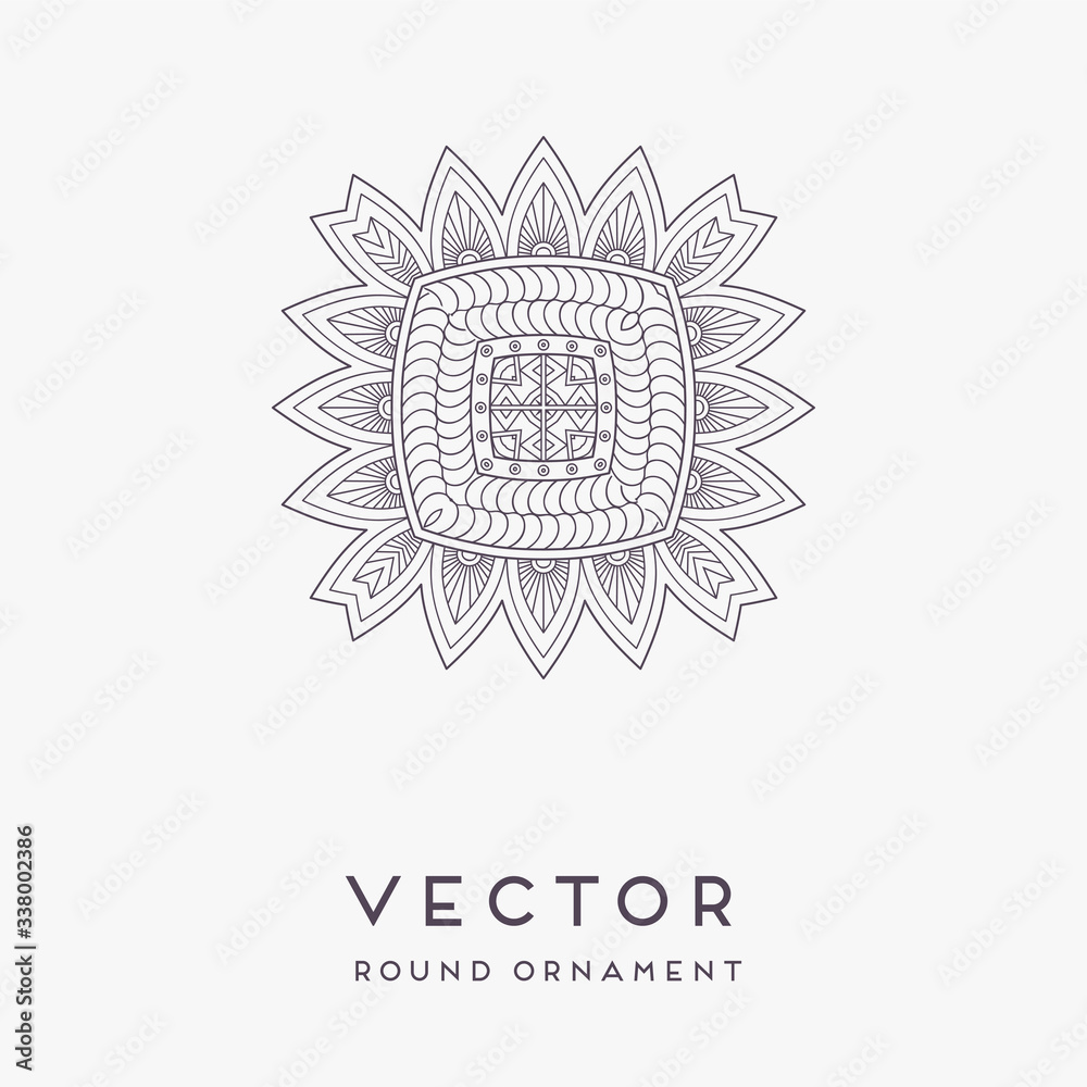 Fototapeta premium Vector indian Mandala