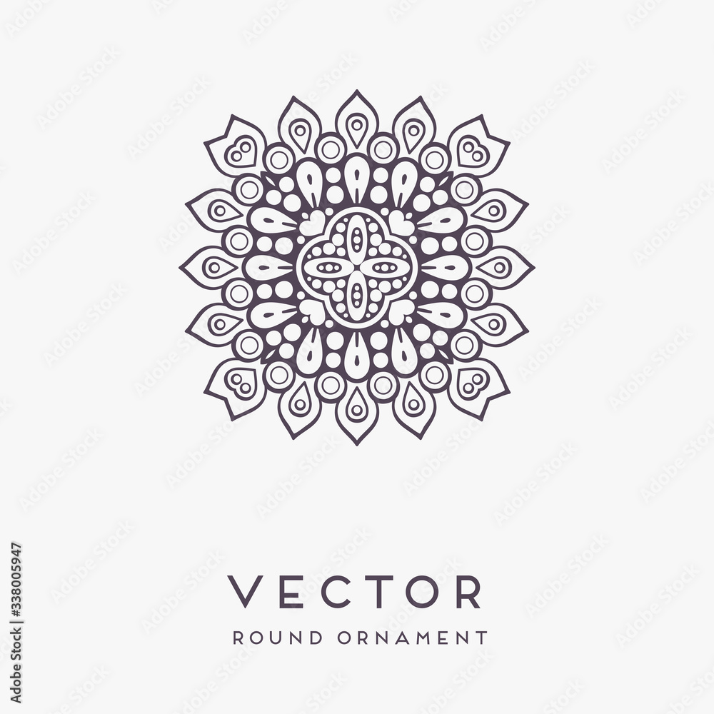 Vector indian Mandala Vector indian Mandala