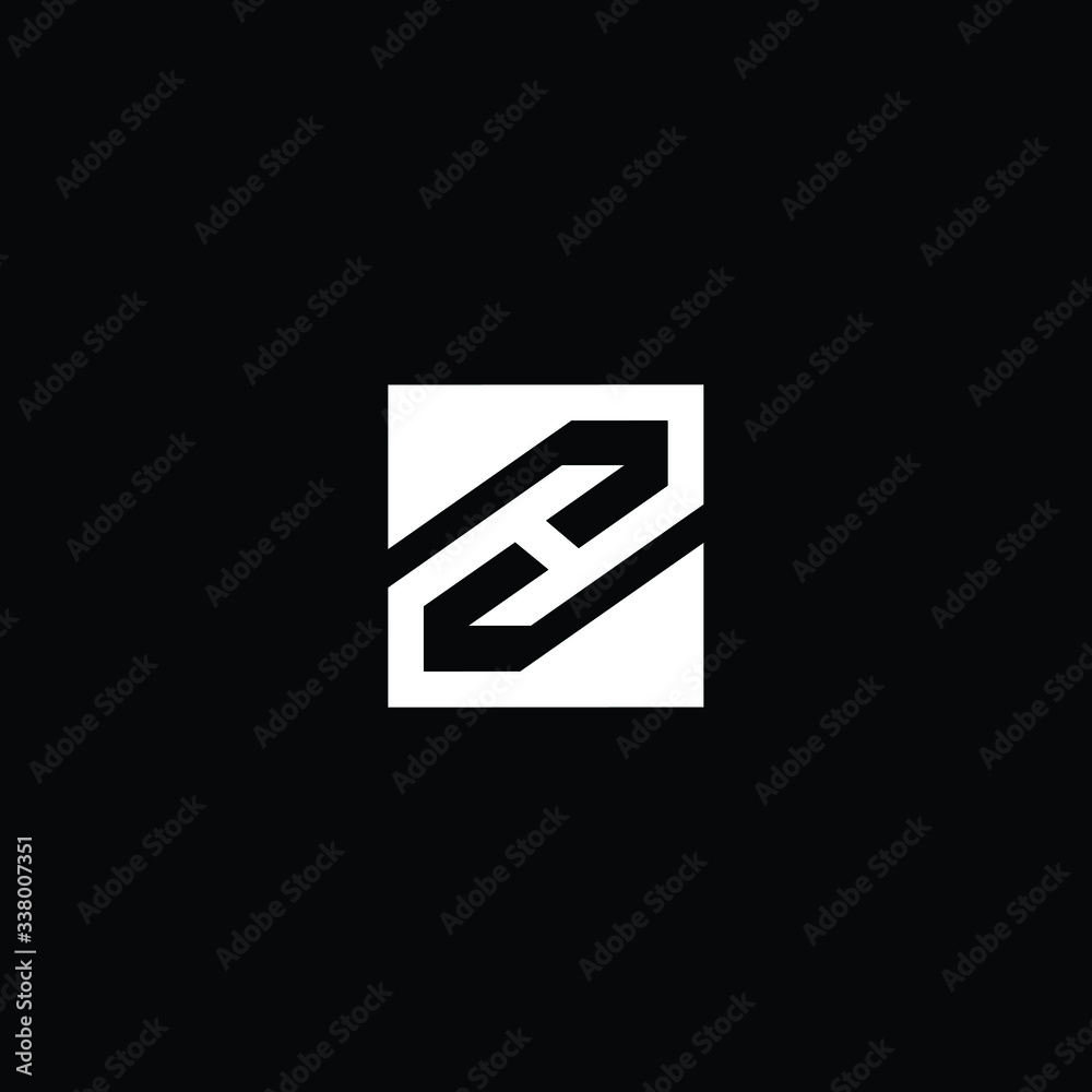 Minimal elegant monogram art logo. Outstanding professional trendy awesome artistic ZH HZ initial based Alphabet icon logo. Premium Business logo White color on black background Minimal elegant monogram art logo. Outstanding professional trendy awesome artistic ZH HZ initial based Alphabet icon logo. Premium Business logo White color on black background