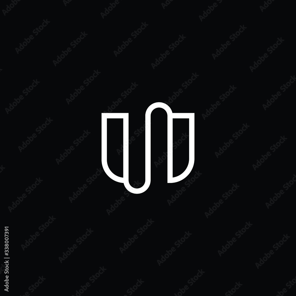 Minimal elegant monogram art logo. Outstanding professional trendy awesome artistic WS SW initial based Alphabet icon logo. Premium Business logo White color on black background Minimal elegant monogram art logo. Outstanding professional trendy awesome artistic WS SW initial based Alphabet icon logo. Premium Business logo White color on black background