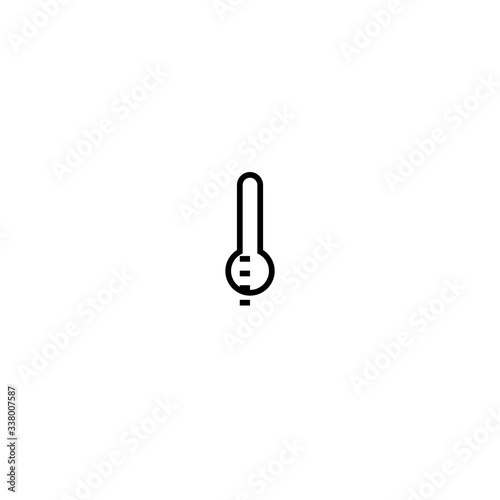 thermometer icon vector