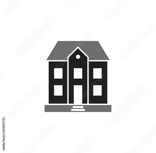 Estate related icon on background for graphic and web design. Creative illustration concept symbol for web or mobile app