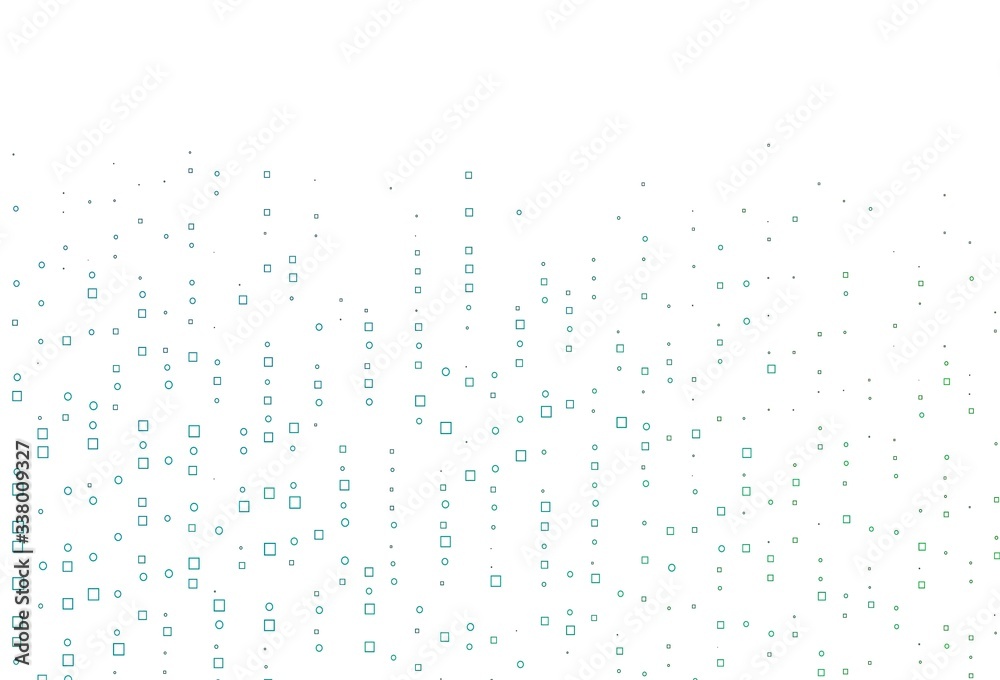 Light Blue, Green vector texture with rectangular style.