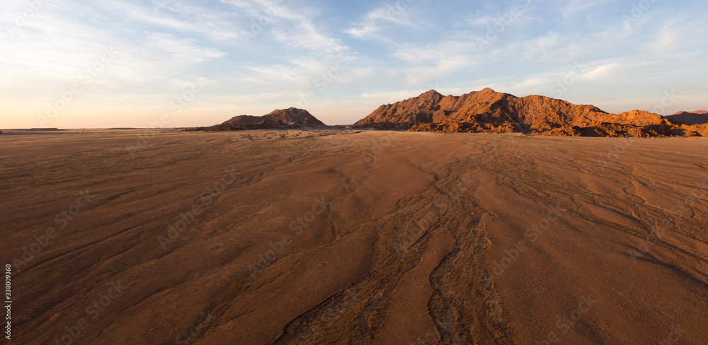 A beautiful desertic landscape in Namibia