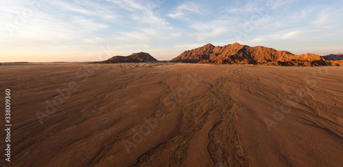 A beautiful desertic landscape in Namibia