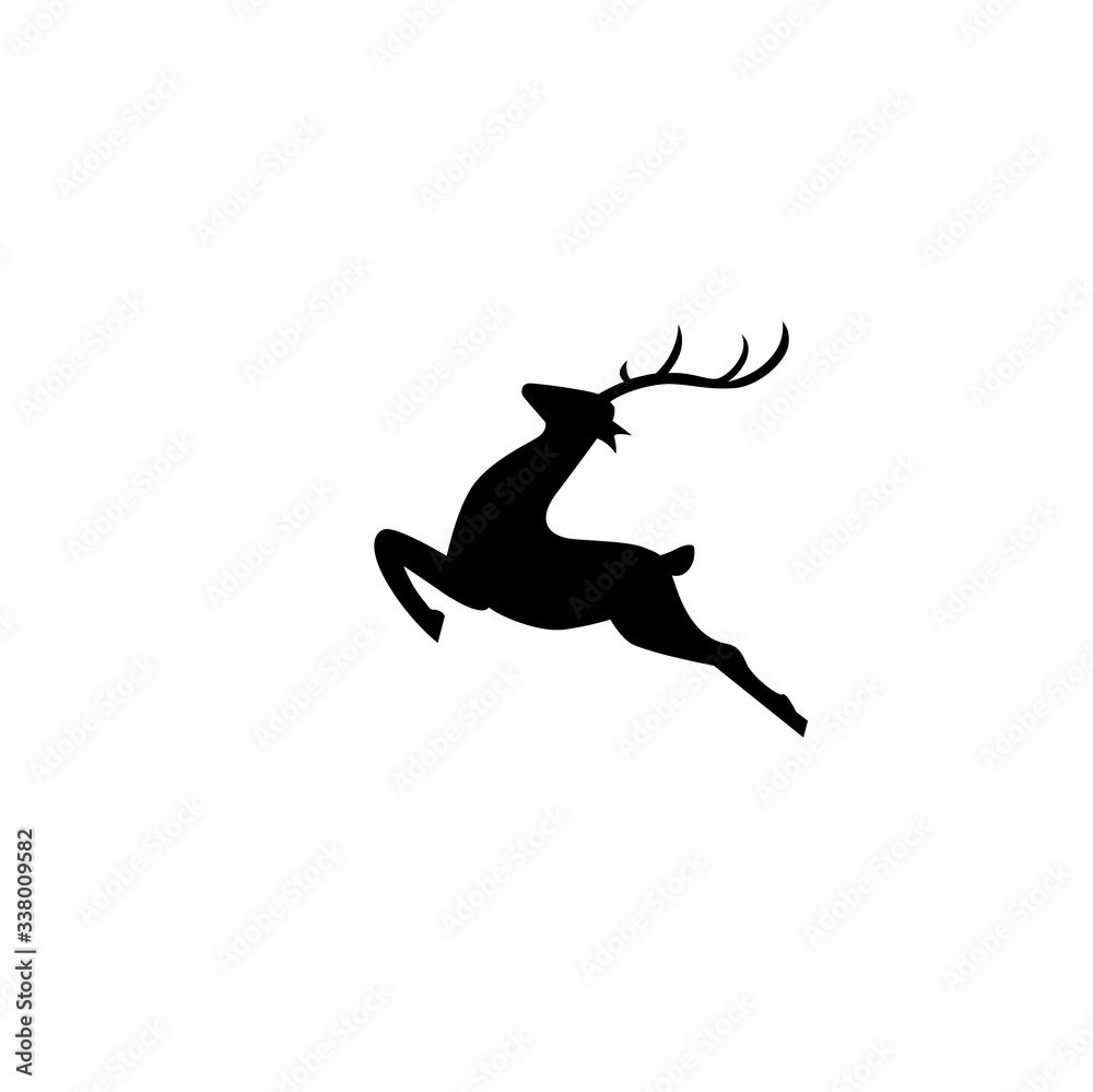 deer icon vector deer icon vector