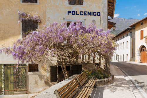 Fotografie Polcenigo, logo at the entrance of the village