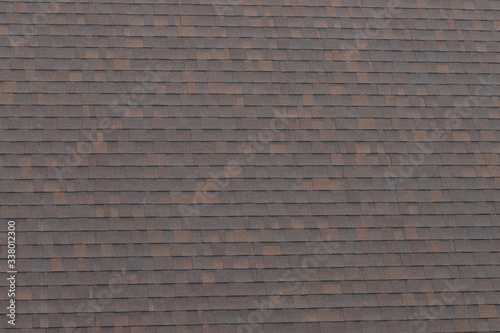 brown roof shingles background and texture.